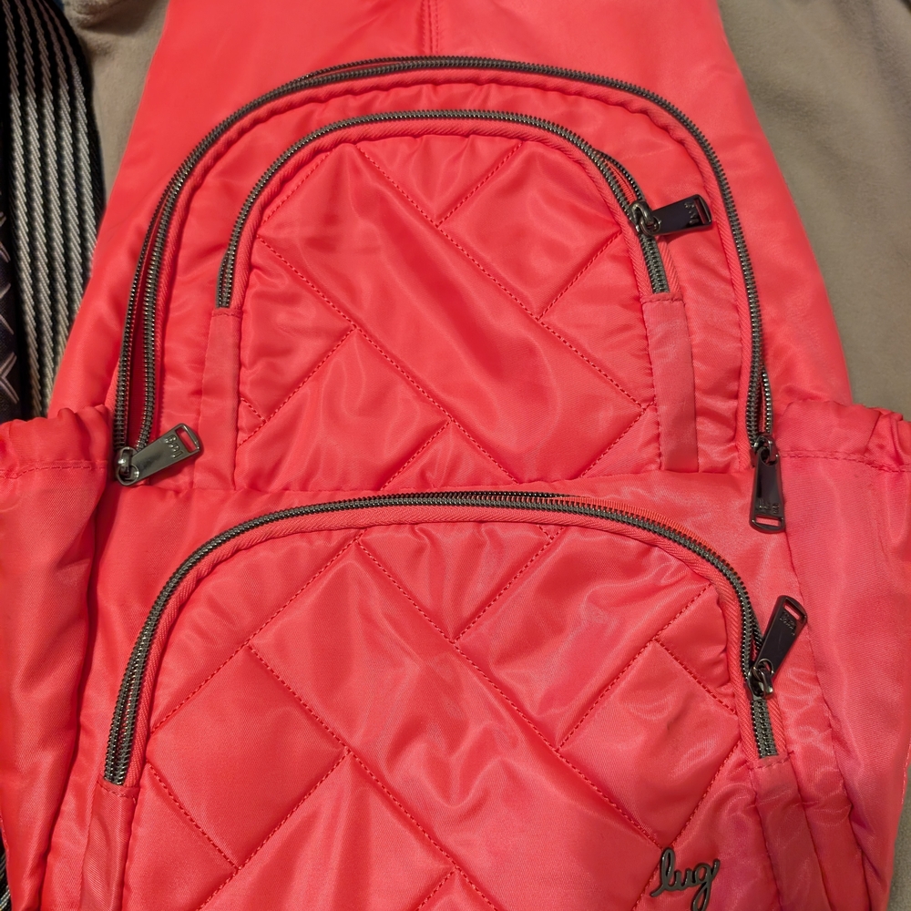 Lug Multicolor Striped Interior Backpack